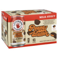 Left Hand Brewing Co. Beer, Milk Stout, Peanut Butter - 6 Each 