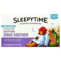 Celestial Seasonings Sleepytime Sinus Soother Caffeine Free Herbal Supplement Tea Bags