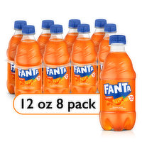 Fanta Soda, Orange, 8 Pack