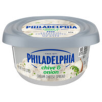 Philadelphia Cream Cheese Spread, Chive & Onion - 7.5 Ounce 