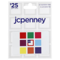 JC Penney Gift Card, $25 - 1 Each 