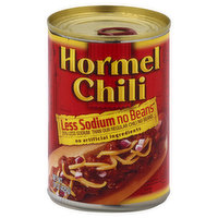 Hormel Chili, Less Sodium, No Beans - 15 Ounce 