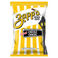 Zapp's Potato Chips, Sweet Creole Onion, New Orleans Kettle Style - 4.75 Ounce 