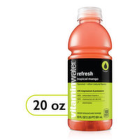 Vitaminwater Water Beverage, Nutrient Enhanced, Tropical Mango, Refresh - 20 Ounce 