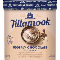 Tillamook Ice Cream, Udderly Chocolate - 1.5 Quart 