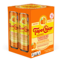 Topo Chico Sparkling Water, Tangerine - 4 Each 