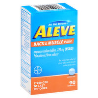 Aleve Back & Muscle Pain, 220 mg, Tablets - 90 Each