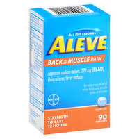 Aleve Back & Muscle Pain, 220 mg, Tablets - 90 Each 