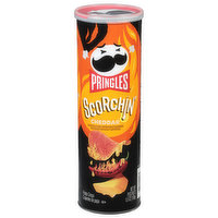 Pringles Potato Crisps, Cheddar, Hot - 5.5 Ounce 