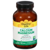 Country Life Calcium Magnesium, Tablets - 90 Each