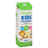 Orgain Nutritional Shake, Organic, Vanilla Flavored - 8.25 Fluid ounce 