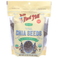 Bob's Red Mill Chia Seeds, Organic, Whole - 12 Ounce 