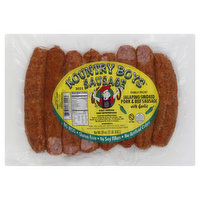 Kountry Boys Sausage, Pork & Beef, Smoked, Jalapeno, Family Pack! - 24 Ounce