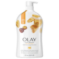 Olay Body Wash, Ultra Moisture, Shea Butter - 30 Fluid ounce 