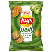 Lay's Potato Chips, Fried Green Tomato Flavored, Wavy - 7.5 Ounce 