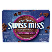 Swiss Miss Hot Cocoa Mix, Dark Chocolate, Indulgent Collection, 8 Pack