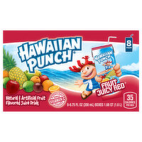 Hawaiian Punch Juice Drink, Fruit Juicy Red, 8 Pack - 8 Each 