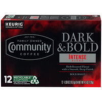 Community Coffee Coffee, Bold Roast, Intense Blend, Single Serve Cups