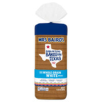 Mrs Baird's Bread, Whole Grain, White - 20 Ounce 