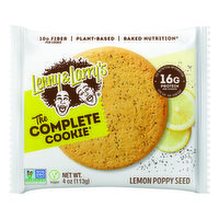 Lenny & Larry's The Complete Cookie, Lemon Poppy Seed - 4 Ounce 