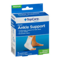 Topcare Medium Basic Elastic Ankle Support - 1 Each 