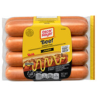 Oscar Mayer Franks, Beef, Uncured, Jumbo