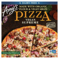 Amy's Pizza, Dairy Free, Vegan Supreme - 14 Ounce 