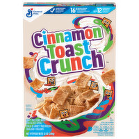 Cinnamon Toast Crunch Whole Wheat & Rice Cereal, Sweetened, Crispy