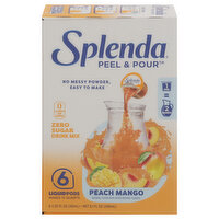 Splenda Drink Mix, Zero Sugar, Peach Mango, Liquid Pods - 6 Each 