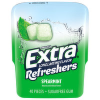 Extra Gum, Sugarfree, Spearmint - 40 Each