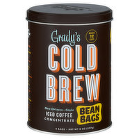 Grady's Iced Coffee Concentrate, New Orleans-Style, Bean Bags - 4 Each 