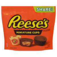 Reese's Miniature Cups, Milk Chocolate & Peanut Butter, Share Pack - 10.5 Ounce 