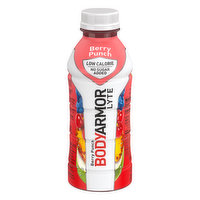 Body Armor Sports Drink, Low Calorie, Berry Punch - 16 Ounce