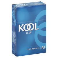 Kool Cigarettes, Blue, True Menthol, 2-Way Box - 20 Each 