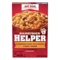 Hamburger Helper Pasta & Cheesy Sauce Mix, Cheeseburger Macaroni - 6.6 Ounce 