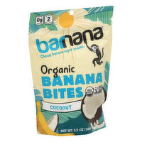 barnana Banana Bites, Organic, Coconut, Chewy