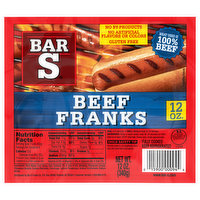 Bar S Beef Franks - 12 Ounce 