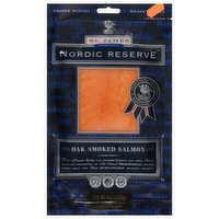 St. James Smokehouse Salmon, Oak Smoked, Thinly Sliced - 8 Ounce