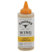 Kinder's Sauce & Dip, Garlic Parmesan, Wing - 12.7 Ounce 