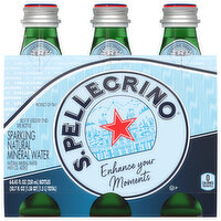 S.Pellegrino Mineral Water, Natural, Sparkling - 6 Each 