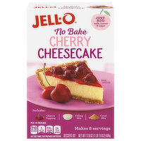 Jell-O Dessert Kit, Cherry Cheesecake, No Bake - 17.8 Ounce 