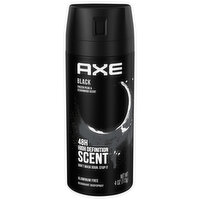 Axe Deodorant Body Spray, Black, Frozen Pear & Cedarwood Scent - 4 Ounce 