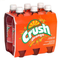Crush Crush Soda, Orange 16.9 FL OZ Bottles - 6 Each 