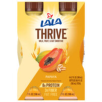 Lala Milk, Fruit, & Oat Smoothie, Papaya