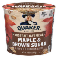 Quaker Instant Oatmeal, Maple & Brown Sugar