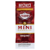 Swisher Sweets Cigarillos, Mini - 3 Each