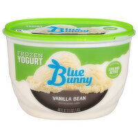 Blue Bunny Frozen Yogurt, Vanilla Bean - 48 Fluid ounce 