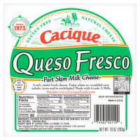 Cacique Cheese, Part Skim Milk, Queso Fresco - 10 Ounce 