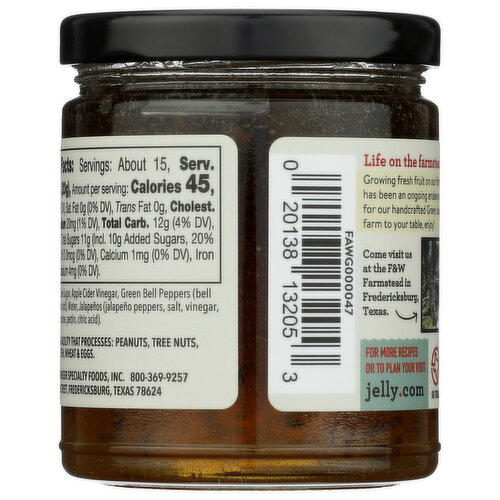 FISCHER & WIESER Jalapeno Jelly - 10.9 Ounce - 1 Count