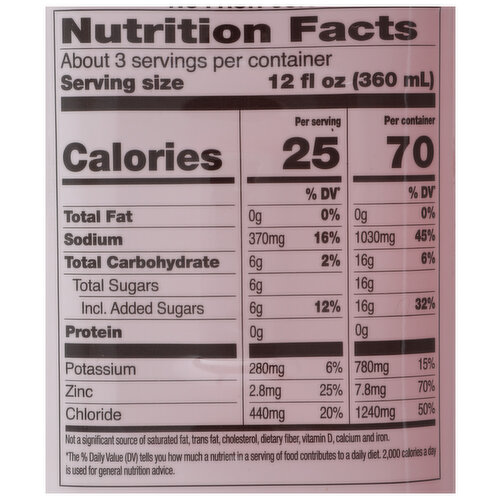 Top Care Health Cherry Punch Advantage Electrolyte Solution - 33.8 Fluid Ounce Image 3 of 4